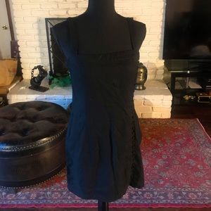 Black mini dress